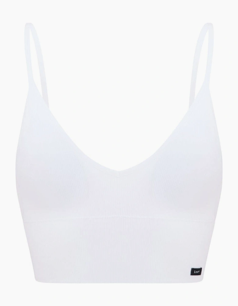 Flora V-Neck Slim Fit Crop Bra