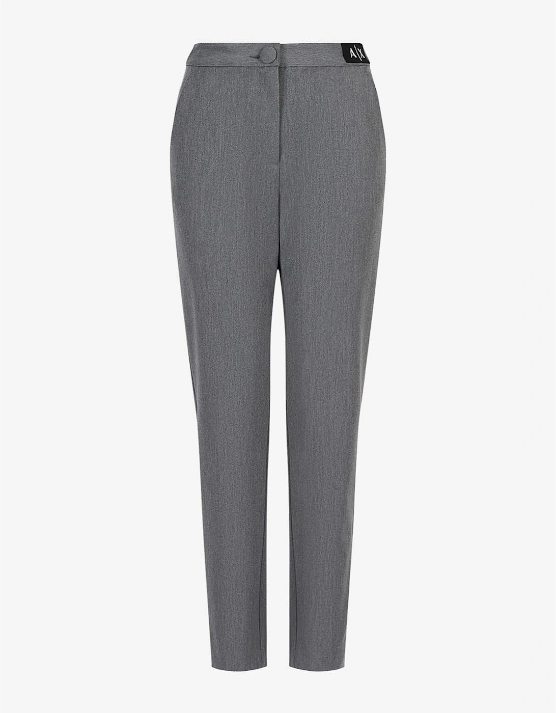 Solid Patterned Slim Trousers
