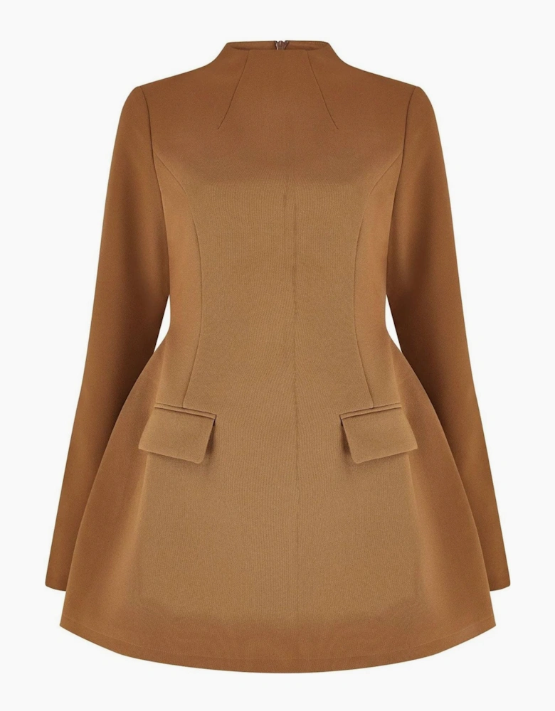 Womens Long Sleeve Mini Dress