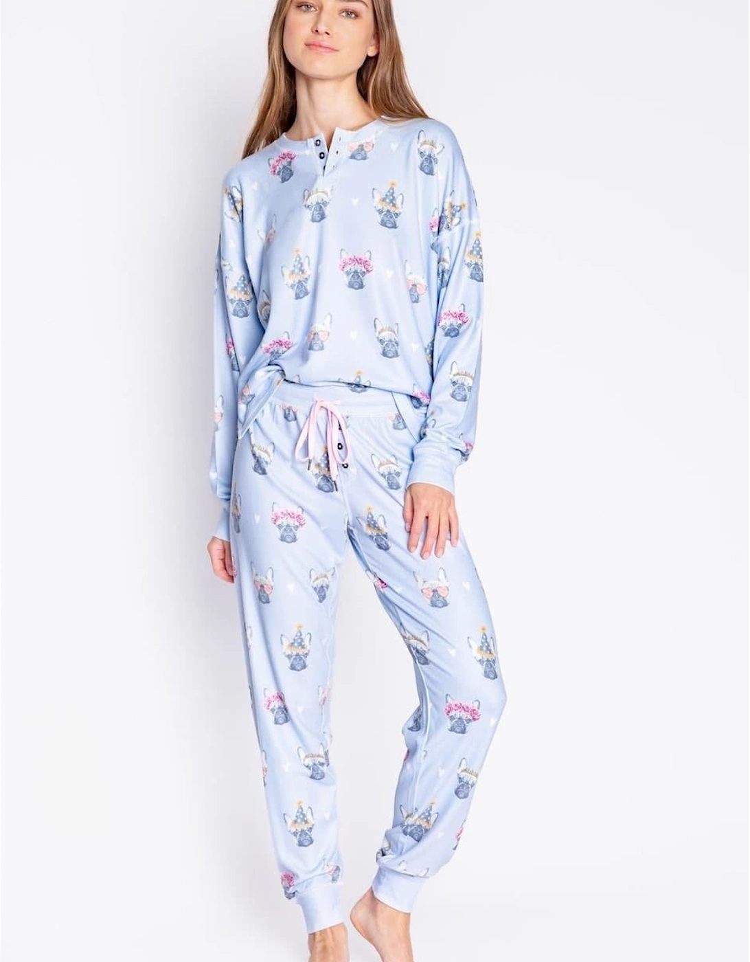 Pj Salvage Women's Hellblau Salvage Birthoodyay Pyjama - Size: 10 S