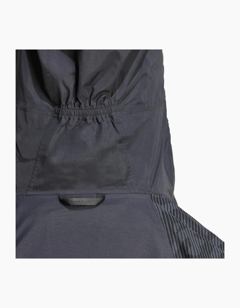XPR Hybrid Hooded Full Zipper Color Block Rain Jacket