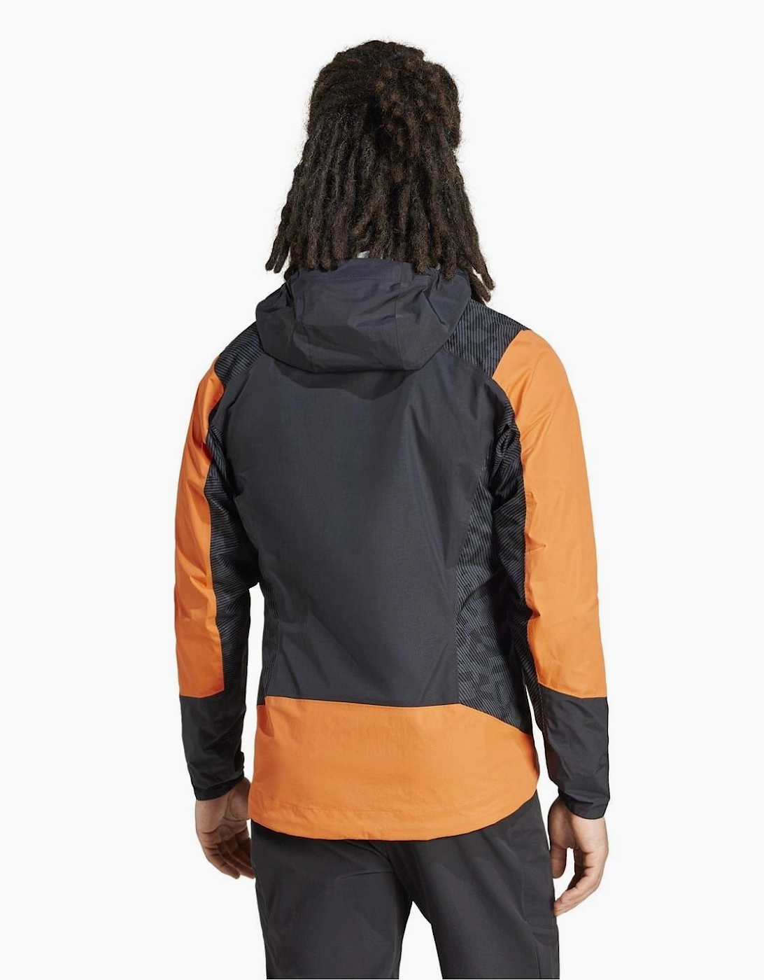 XPR Hybrid Hooded Full Zipper Color Block Rain Jacket