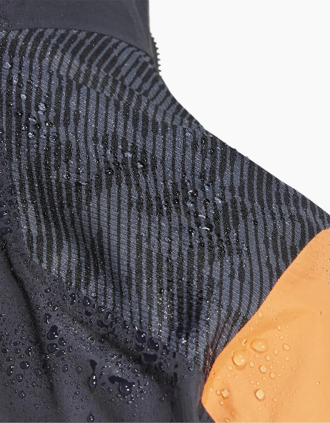 XPR Hybrid Hooded Full Zipper Color Block Rain Jacket