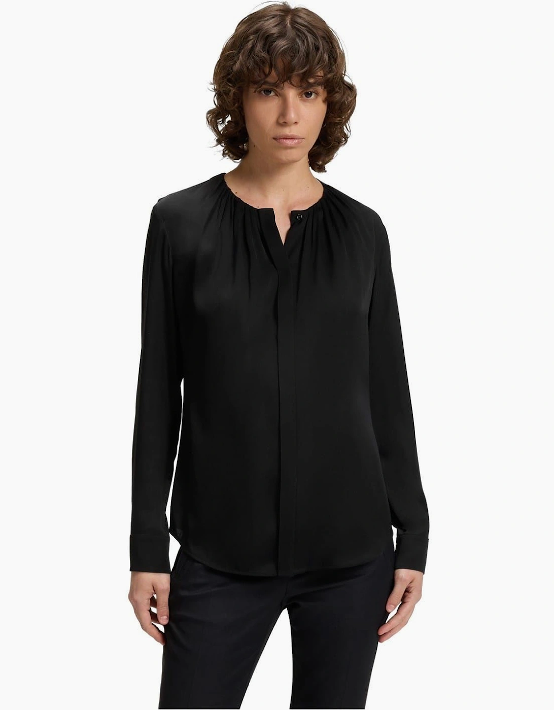 Long Sleeve Regular Fit Blouse