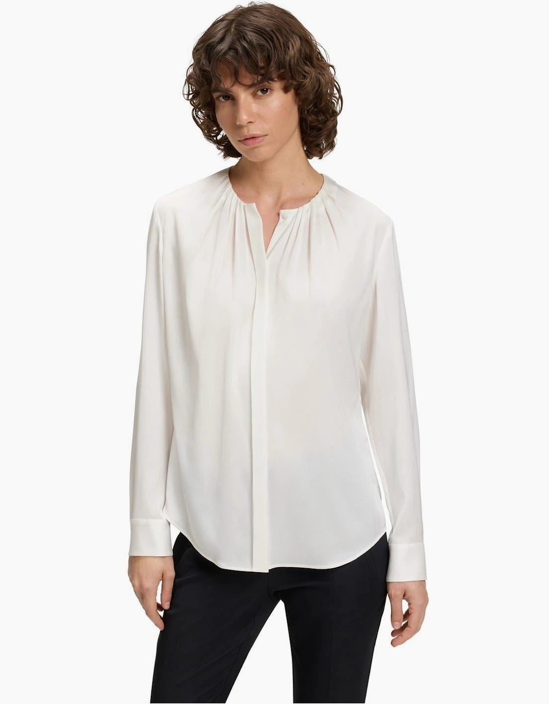 Long Sleeve Regular Fit Blouse