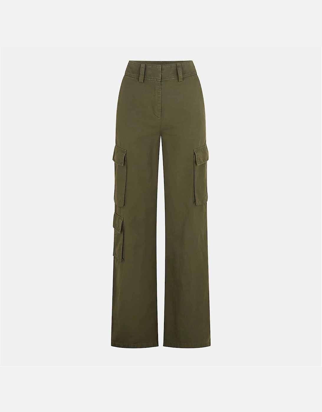 Hala 1 Solid Patterned Wide Leg Cargo