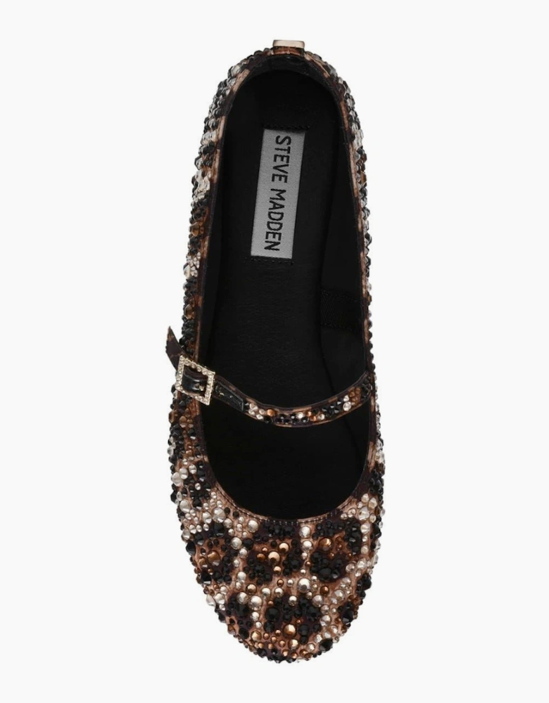 Brissa Leopard Ballet Pumps