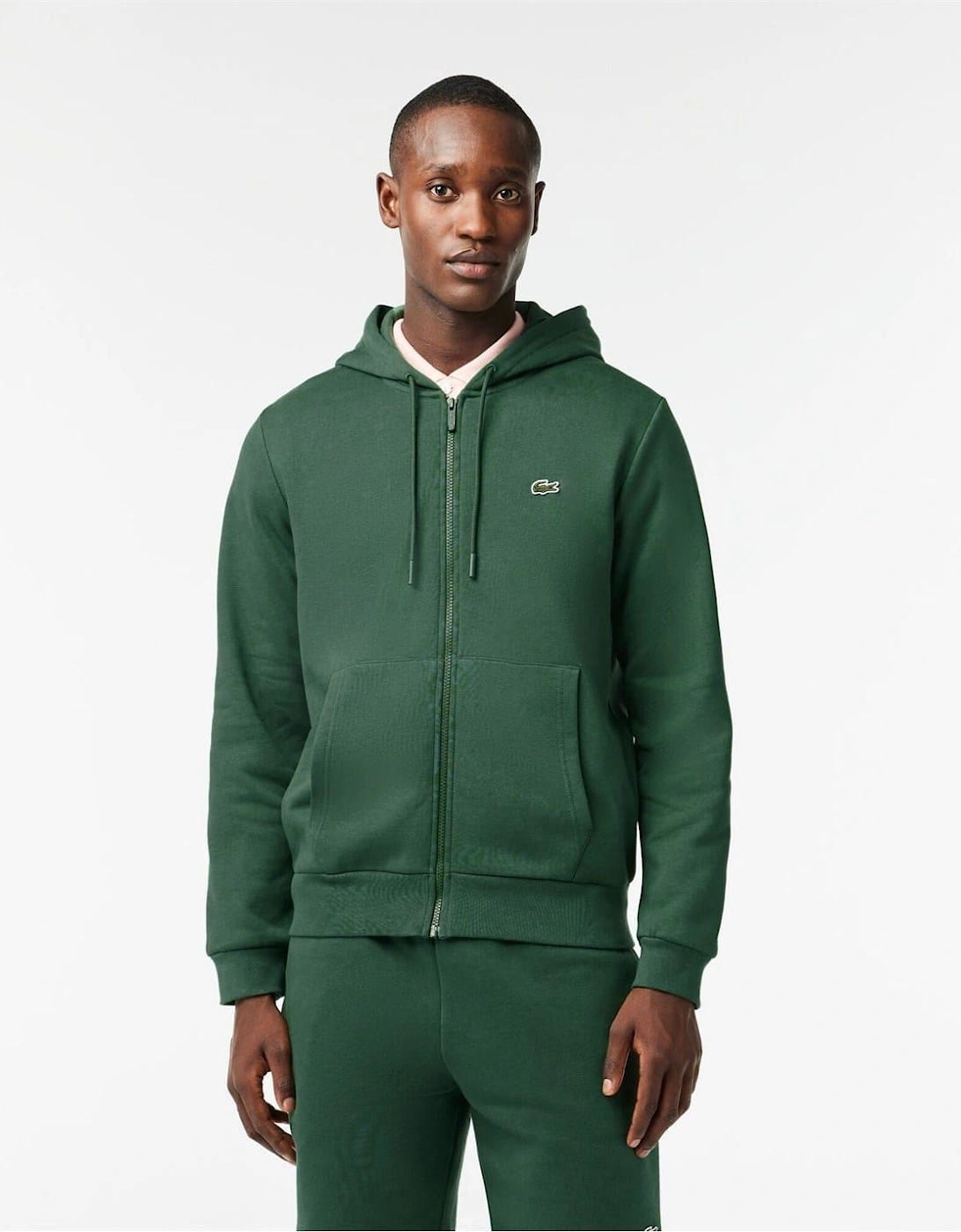 Zip Hooded Neck Long Sleeve Sweatshirt