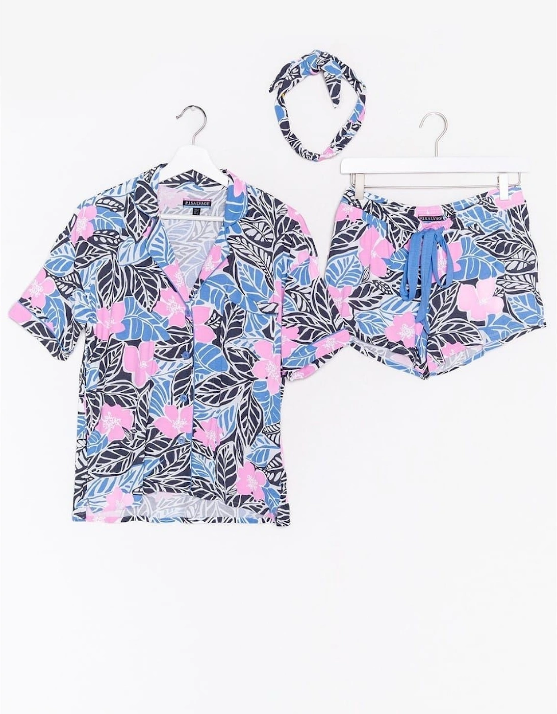 Pj Salvage Women's Multi Salv S S Pyjama - Size: 12 M