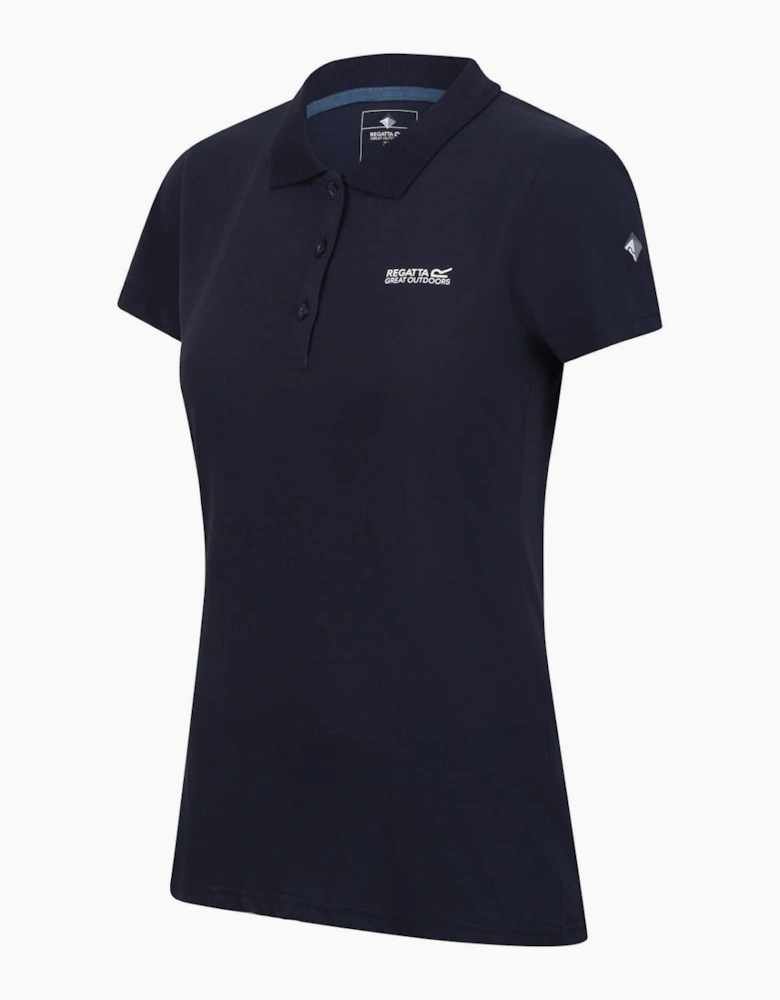 Collared Neck Short Sleeve Polo Shirt