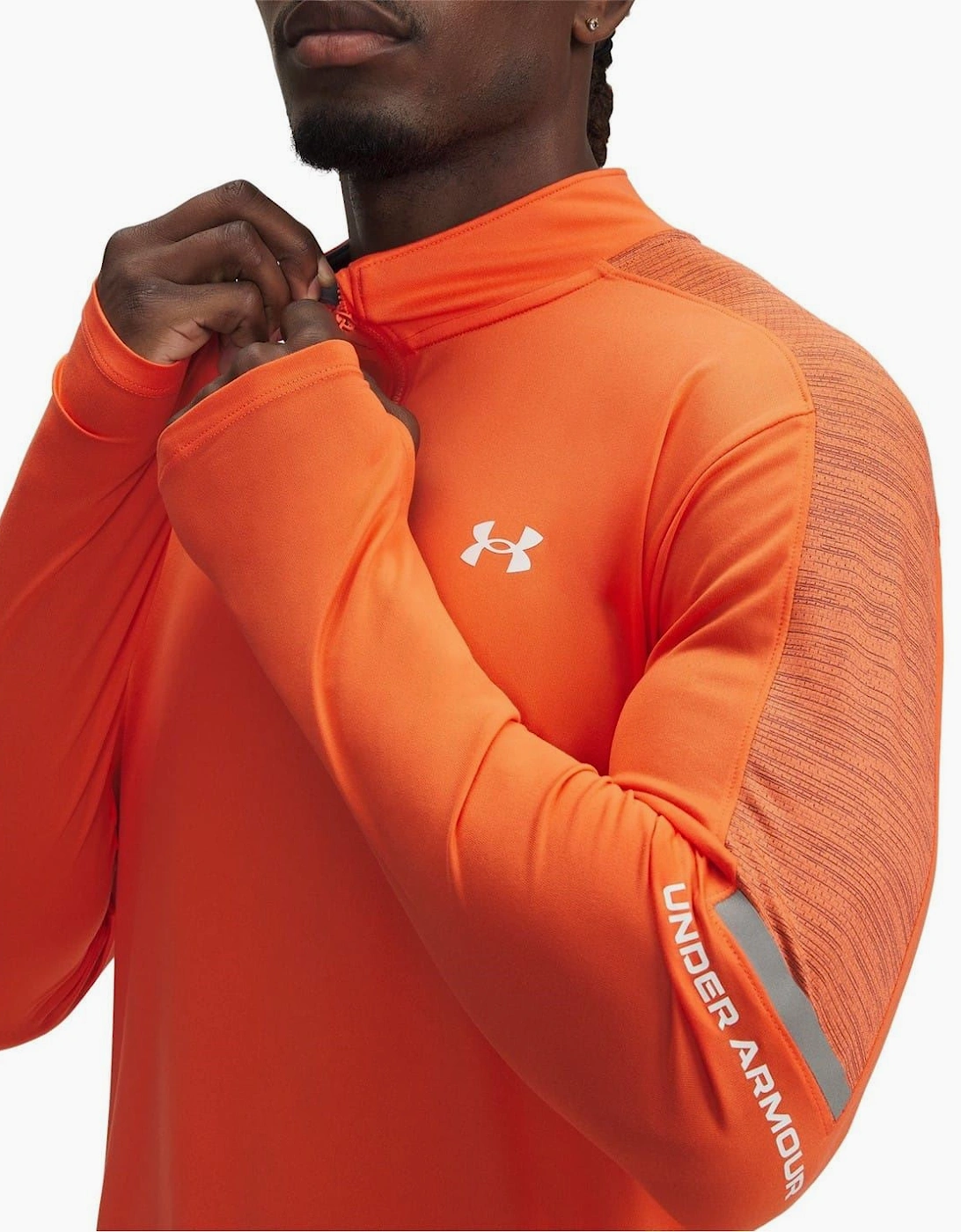 Tech Zip Neck Long Sleeve Sweatshirt