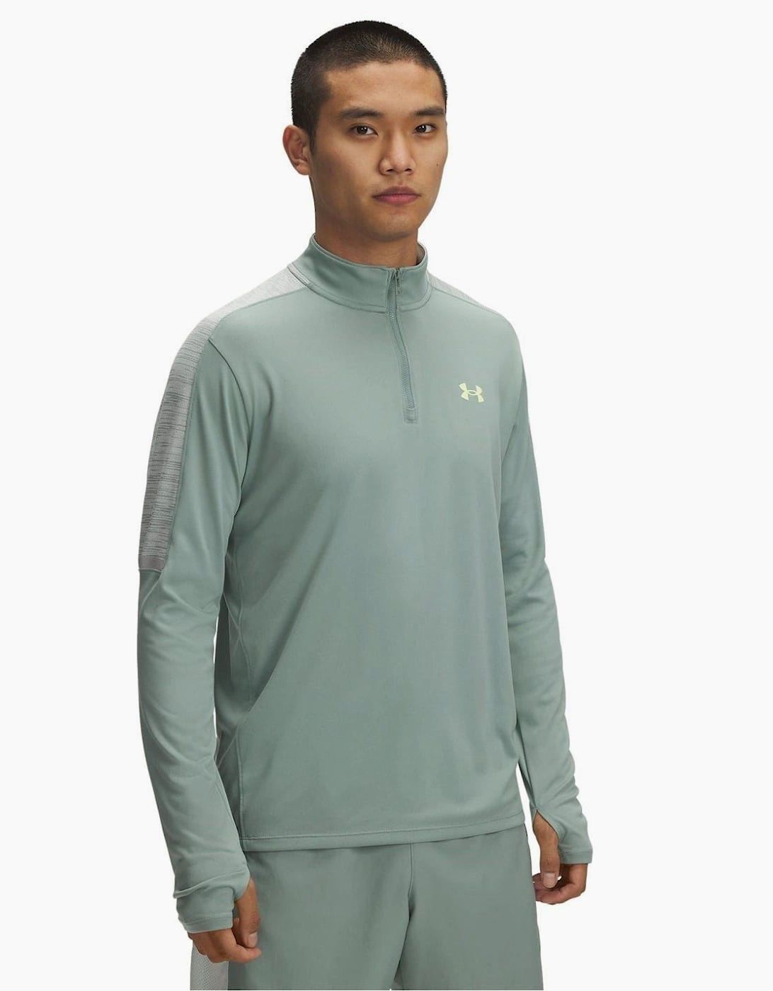 Tech Zip Neck Long Sleeve Sweatshirt, 4 of 3