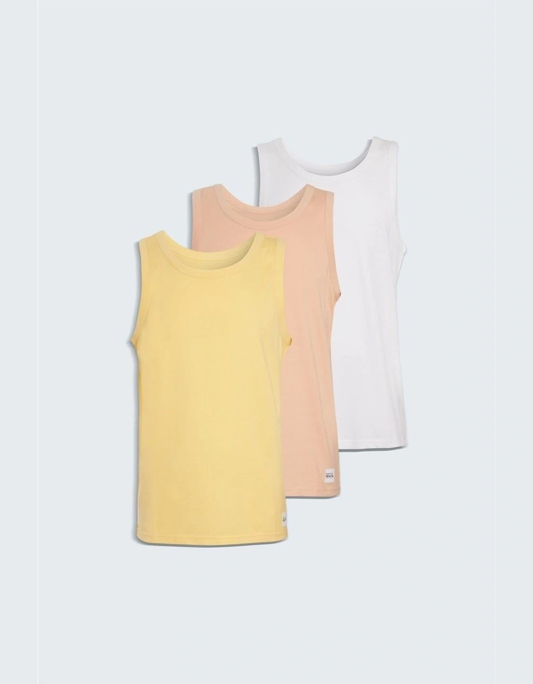 Native Youth Men's Yellow Multi Pack Regular Fit Vest  Regular/36 Small