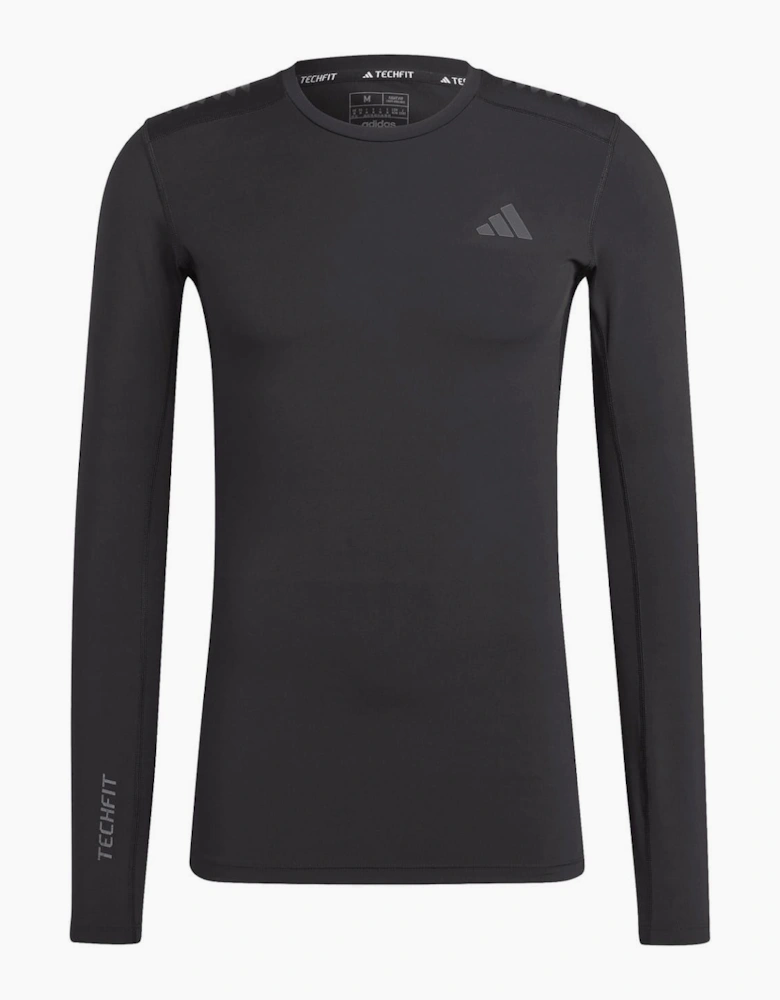 Compression Fit Crew Neck Long Sleeve Tech T-Shirt
