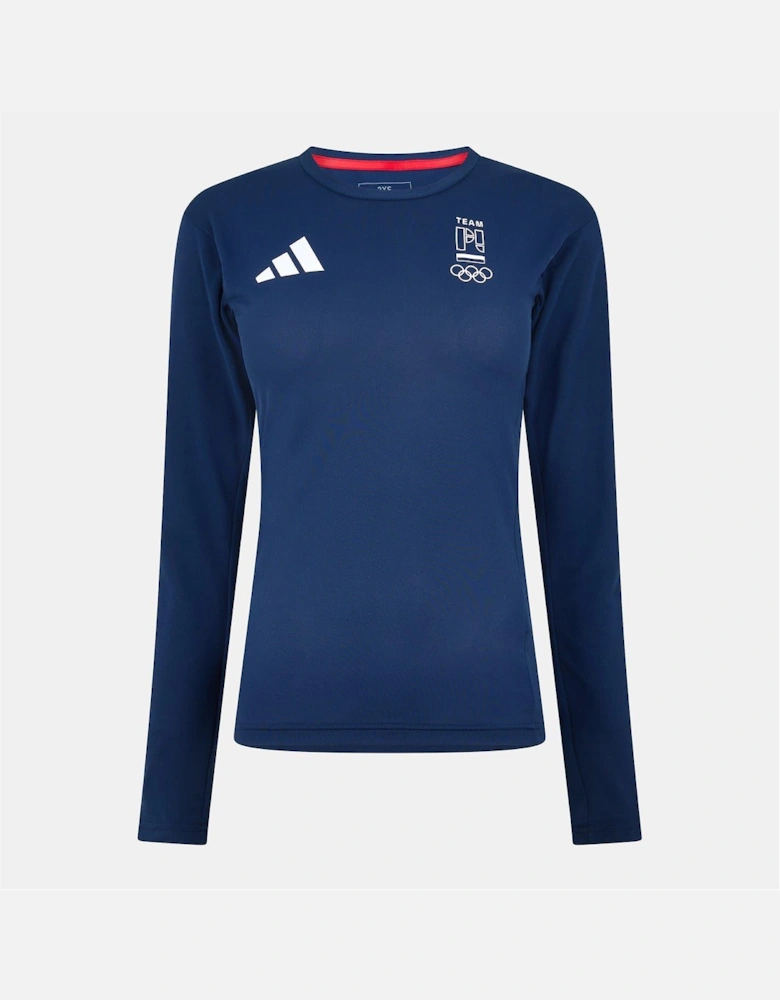 Crew Neck Long Sleeve Slim Fit Jersey T-Shirt