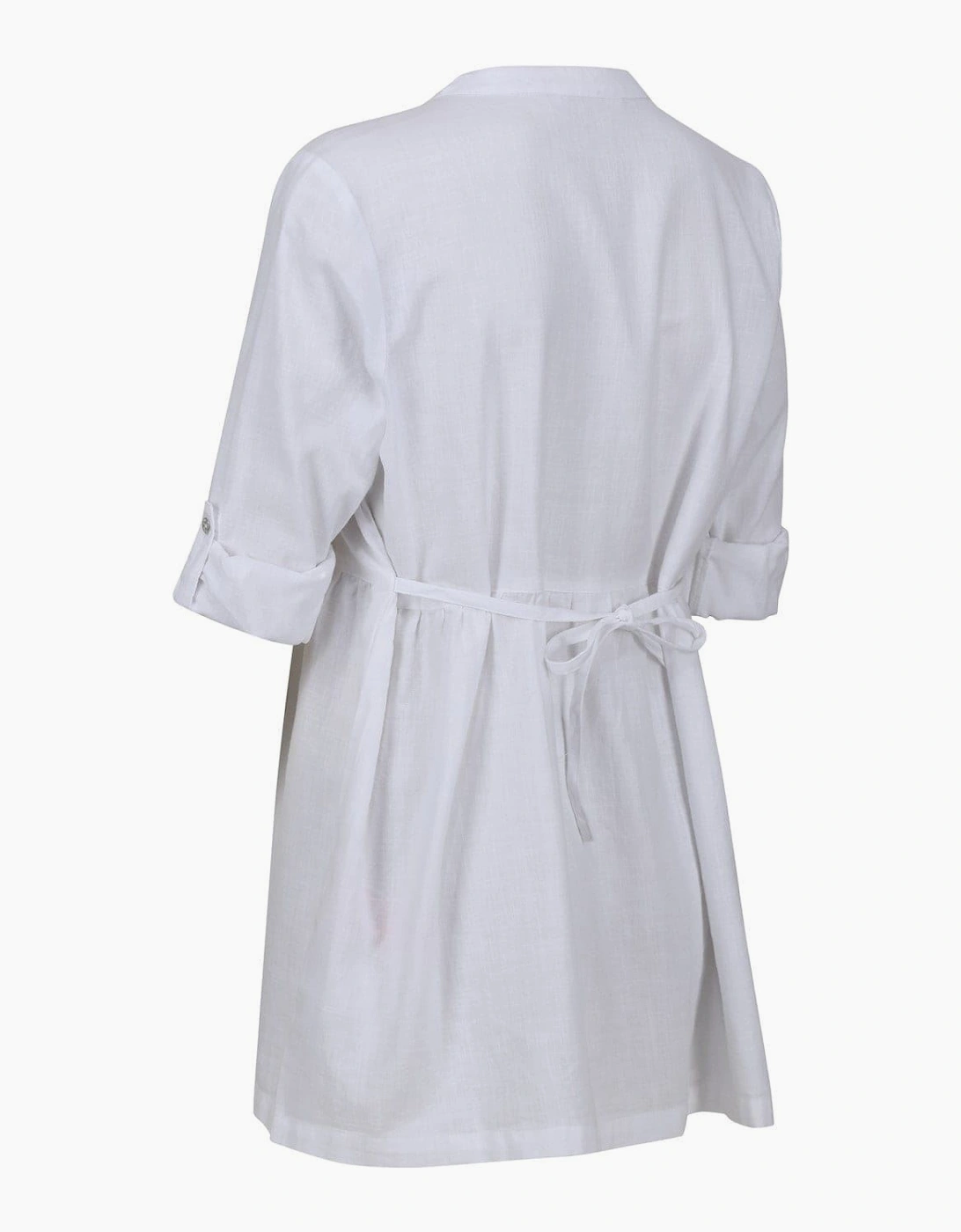 Notched Neck Relaxed Fit Shirt
