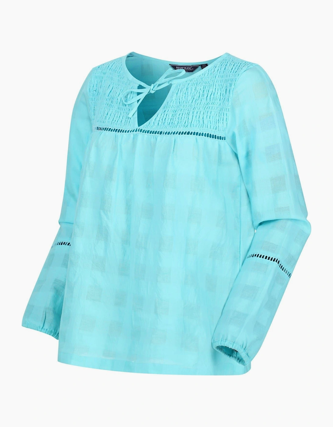 Calluna V-Neck Long Sleeve Peasant Blouse