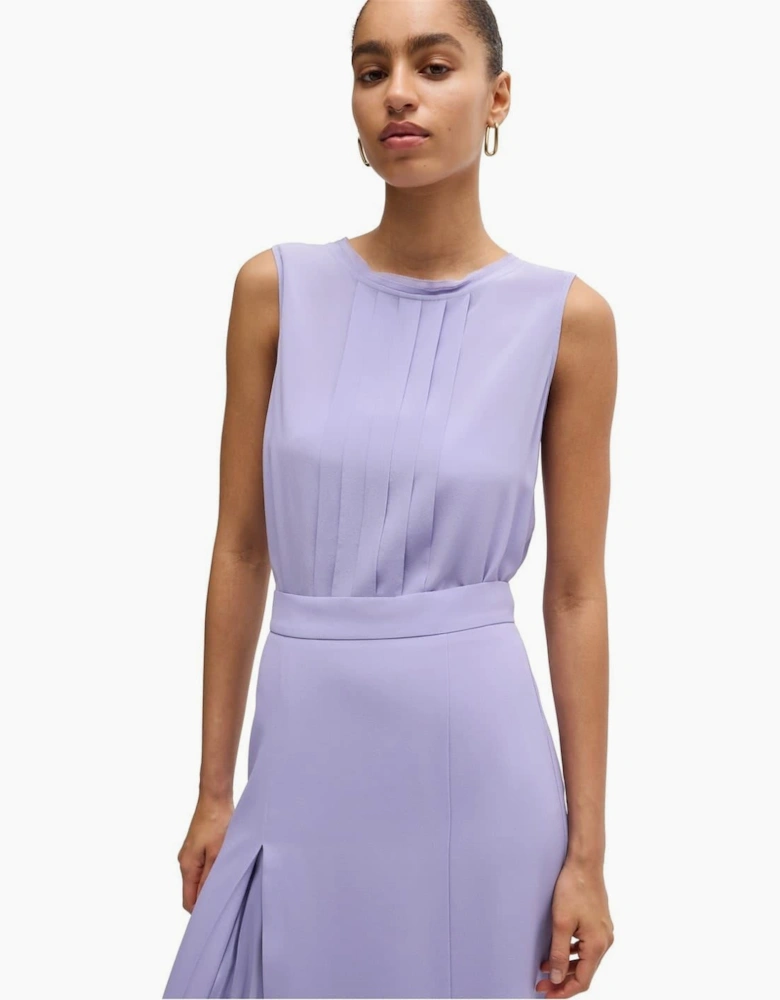 Jewel Neck Sleeveless Regular Fit Blouse