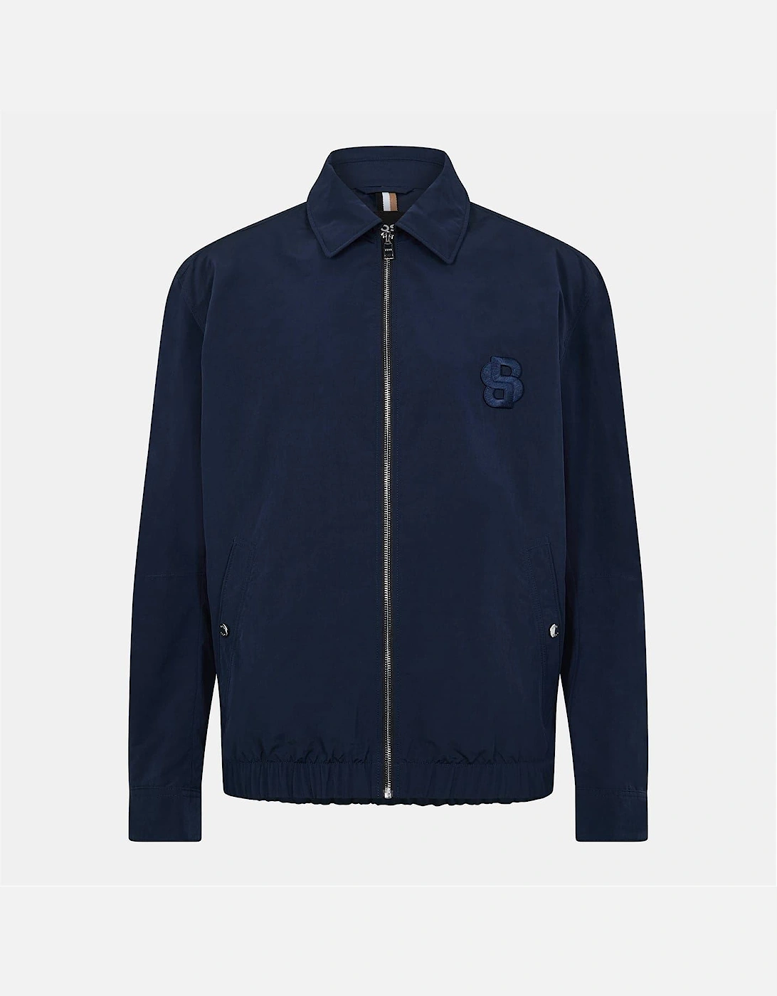 Caligola Solid Patterned Embroidered Harrington Jacket, 2 of 1