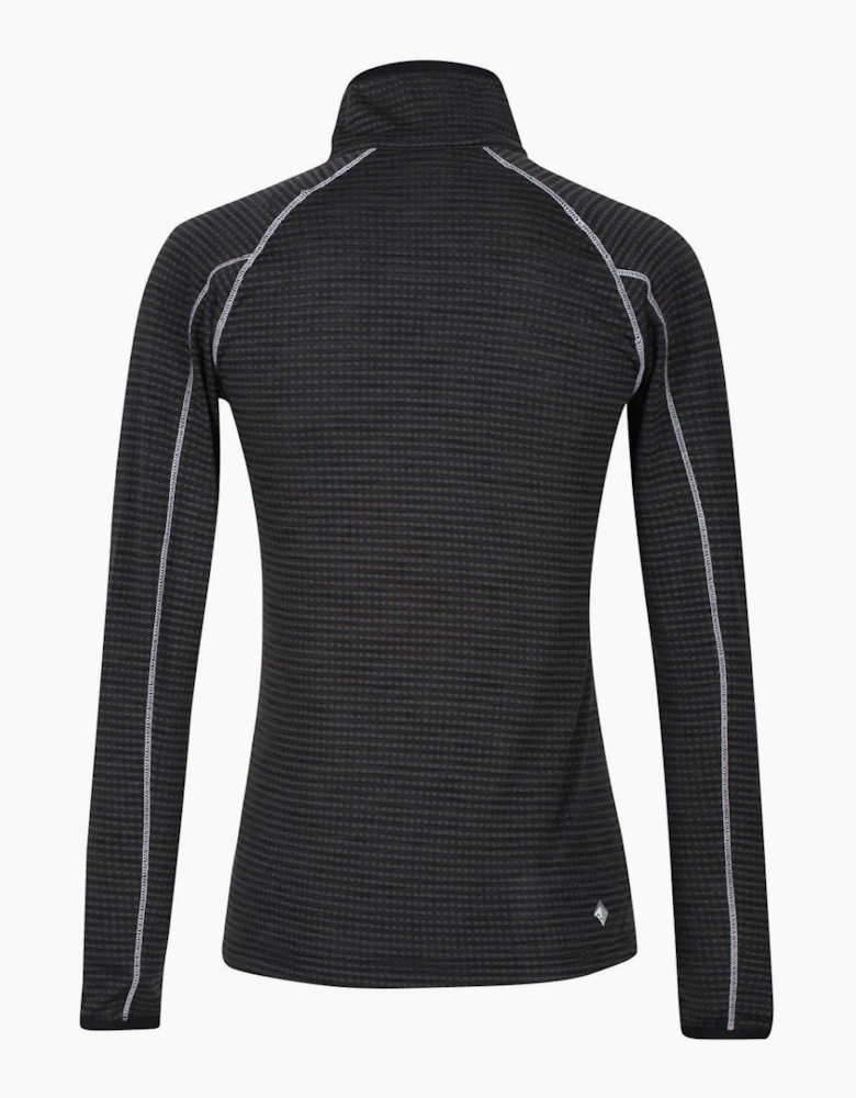 Yonder Stitched Detail Zip Neck Raglan Sleeve Sweatshirt