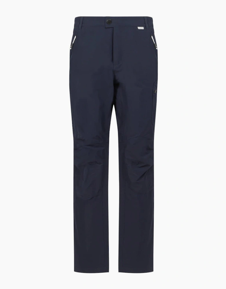 Highton Solid Patterned Straight Athletic Pants