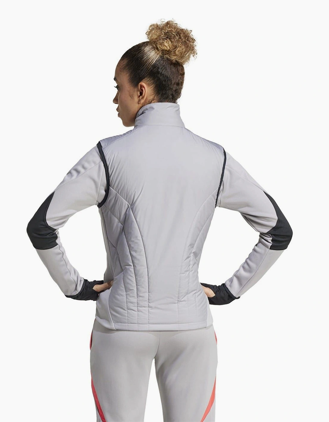 Womens Tiro24c Solid Patterned Ribbed Cuff Performance Vest