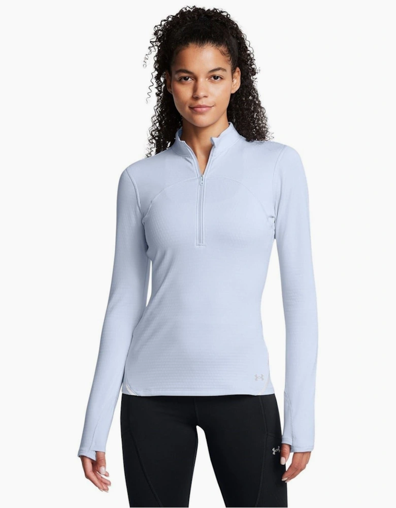 Vanish Zip Neck Long Sleeve Sweatshirt