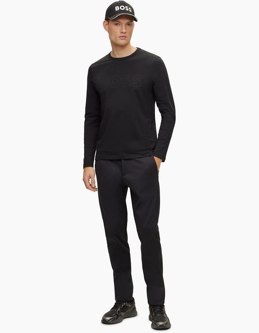 Crew Neck Long Sleeve Regular Fit T-Shirt