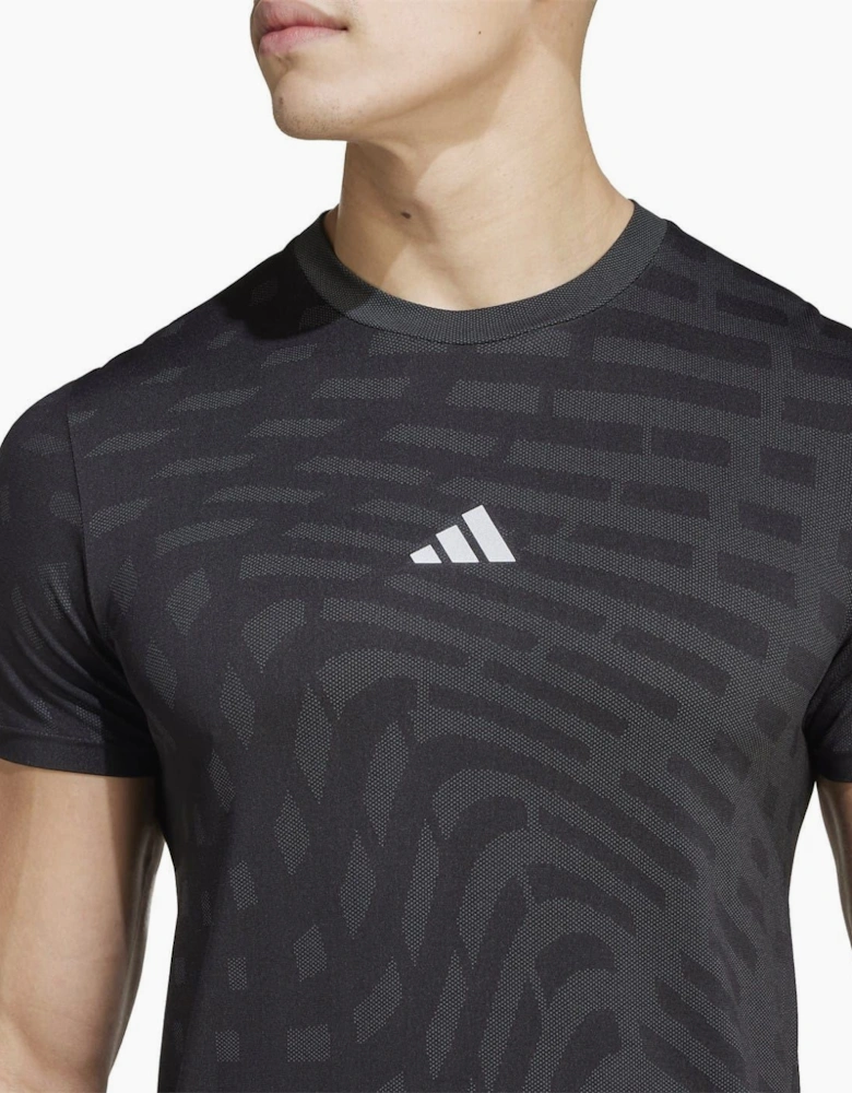 Seamless Slim Fit Crew Neck T-Shirt