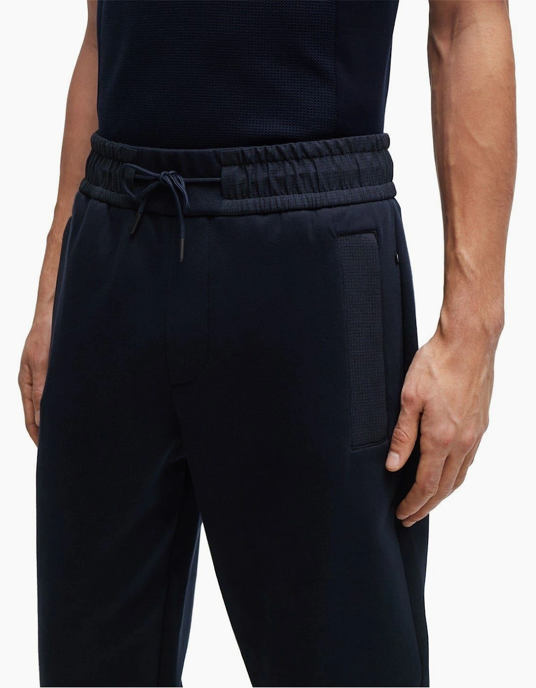 Larsen Solid Patterned Slim Joggers