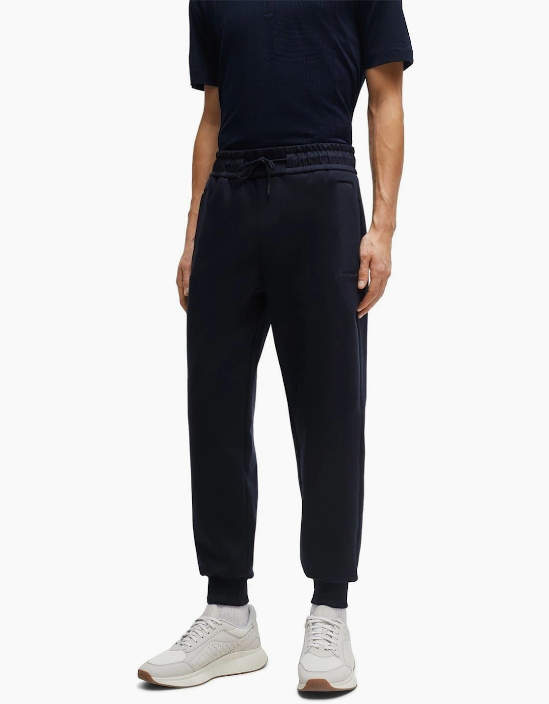 Larsen Solid Patterned Slim Joggers
