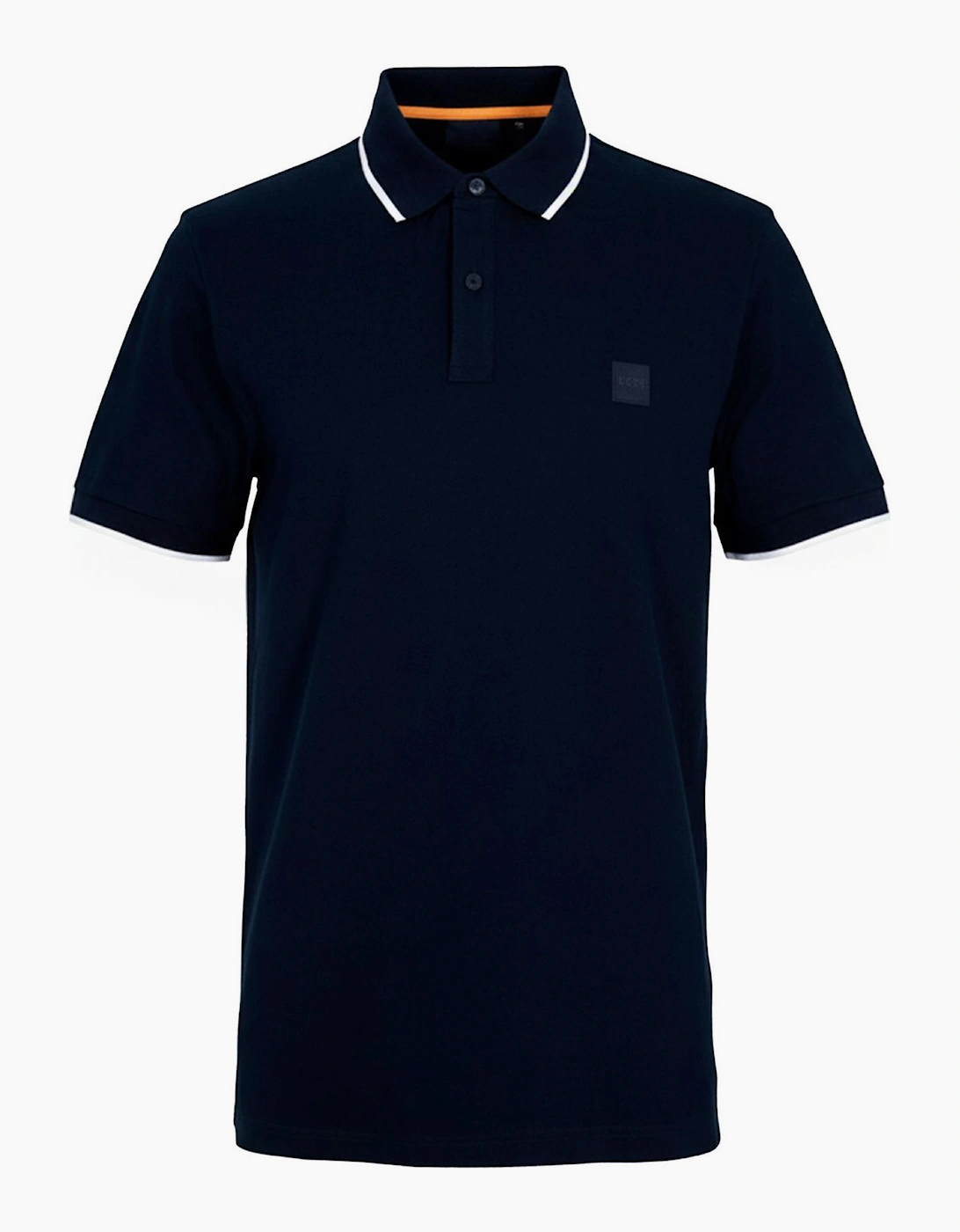 Hugo Boss Men's Navy Pique Logo Polo Shirt - Size: 36