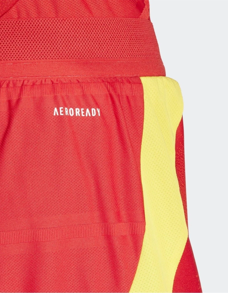 Color Block Straight Leg Soccer Bermuda Shorts