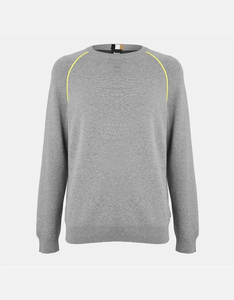 Crew Neck Raglan Sleeve Long Sweater