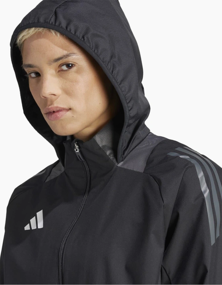 Tiro24 Hooded Anorak with Three Bar Logo