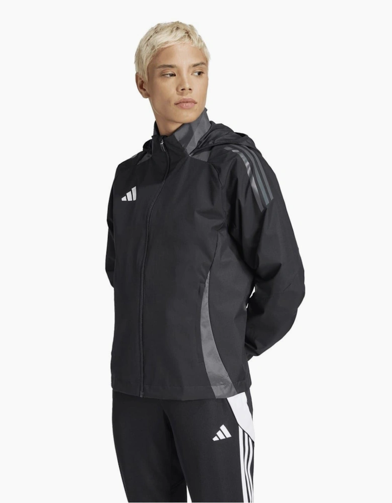 Tiro24 Hooded Anorak with Three Bar Logo