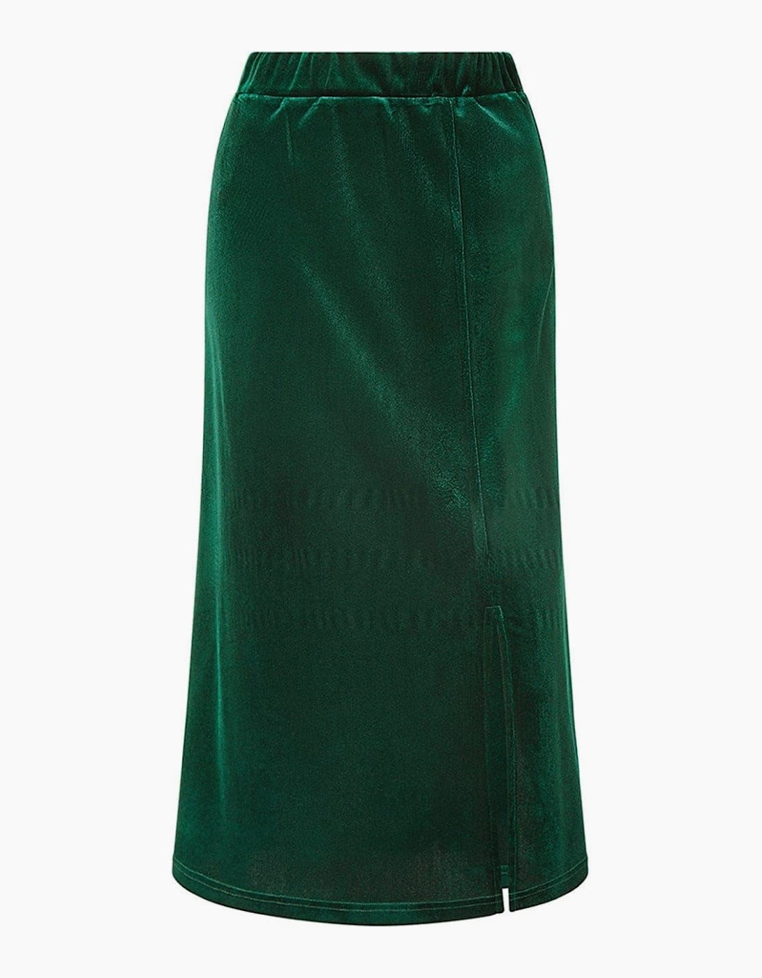 Yumi Women's Green Velvet Midi Pencil Skirt - Size: 10