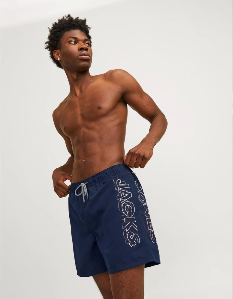 Lettering Swim Short
