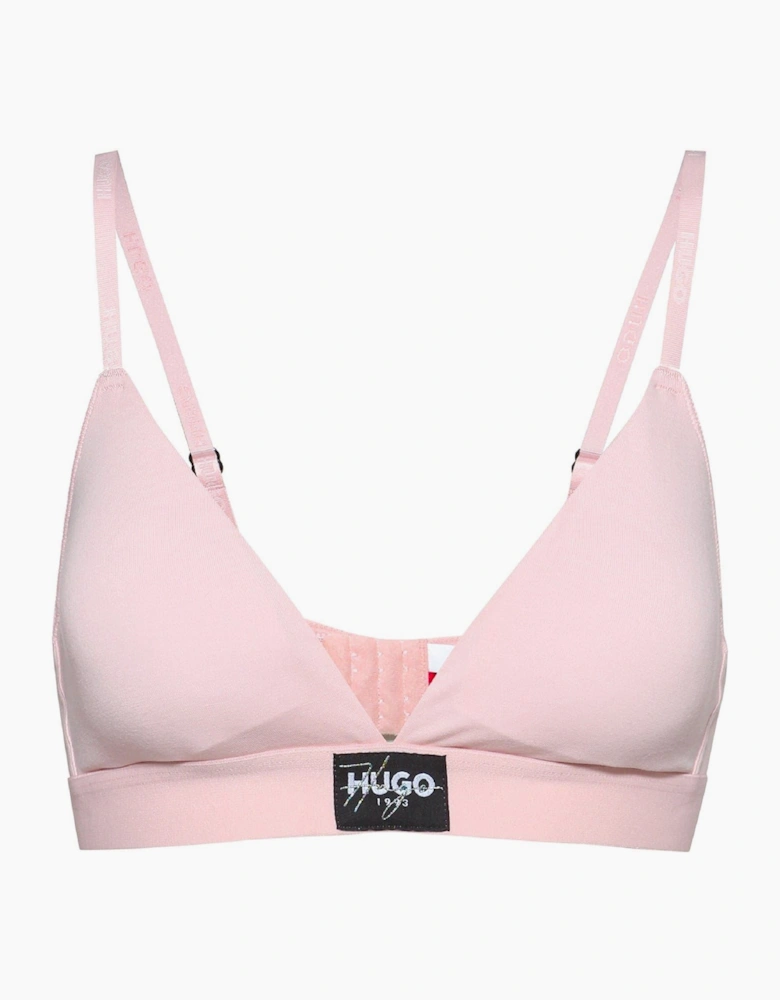 Solid Patterned Triangle Bra