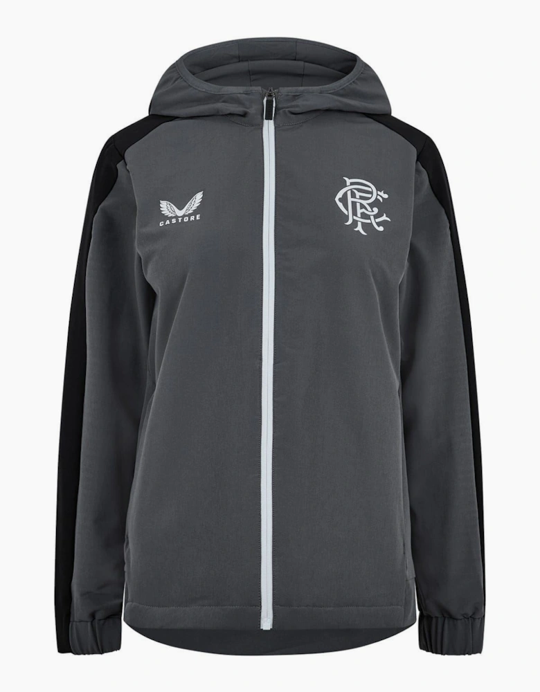 Hooded Relaxed Fit Windbreaker Jacket