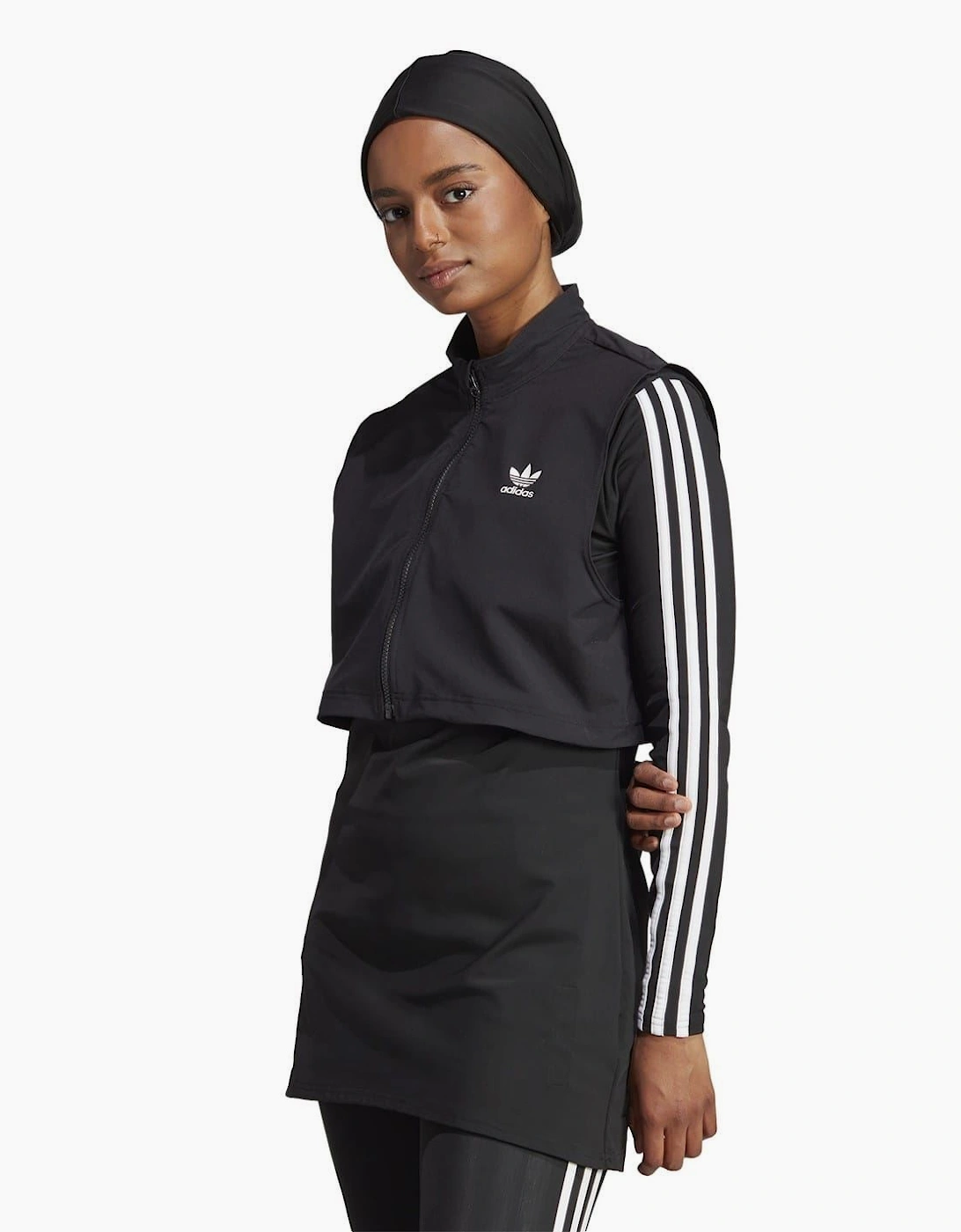 Adicolr High Neck Regular Fit Long Sleeve T-Shirt