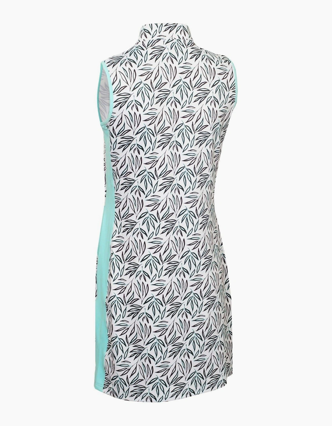 G Zip Neck Knee Length Shift Dress