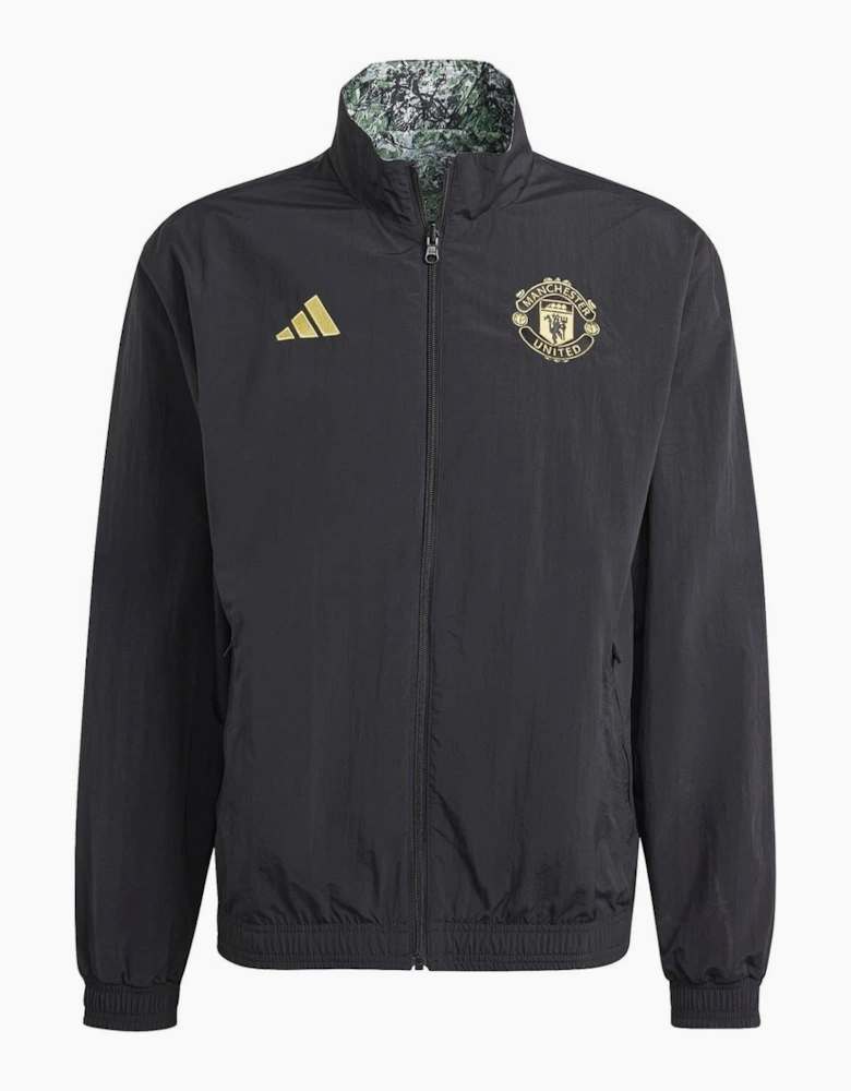 MUFC Marble Patterned Anorak Jacket with Pockets