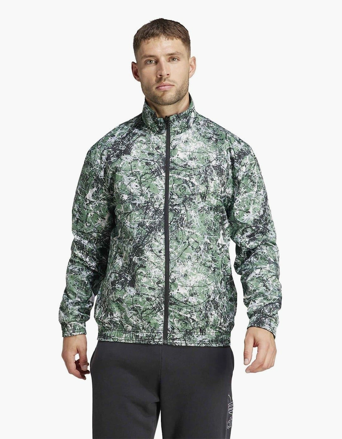 MUFC Marble Patterned Anorak Jacket with Pockets