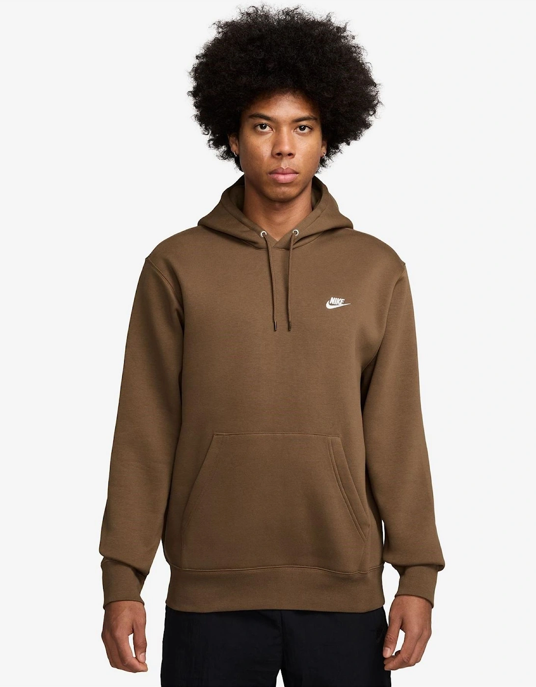 Mens Sportswear Club Fleece Pullover Hoodie, 6 of 5