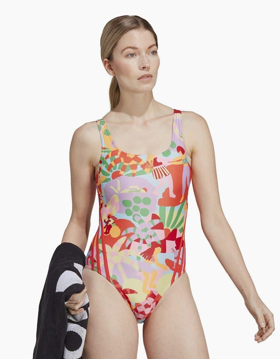 Womens Graphic Farm Swimsuit