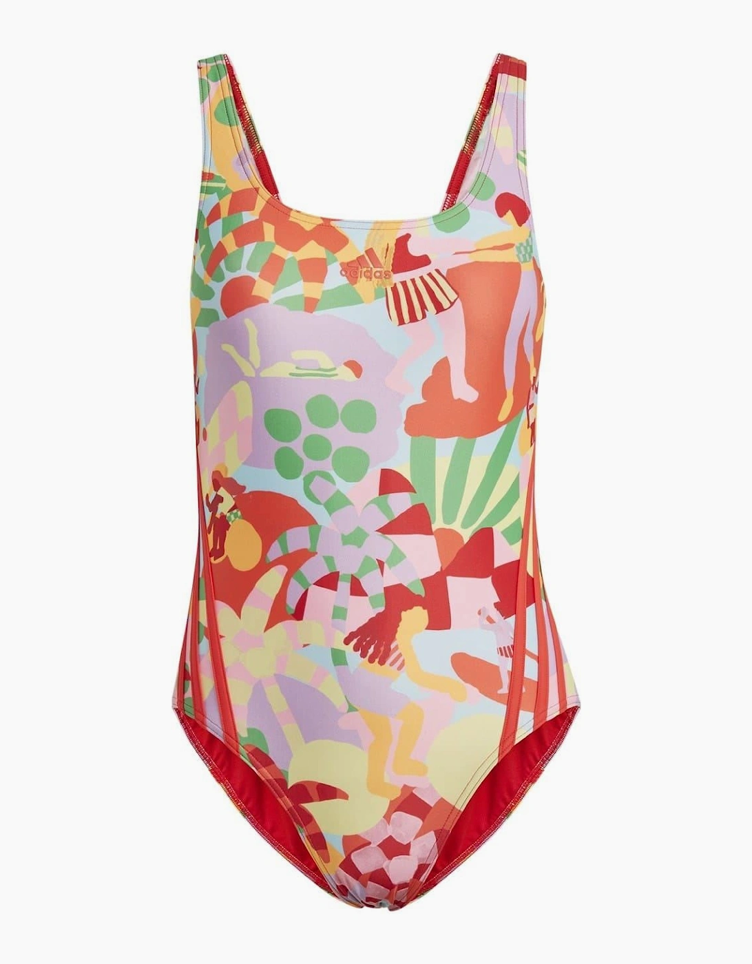 Womens Graphic Farm Swimsuit, 7 of 6