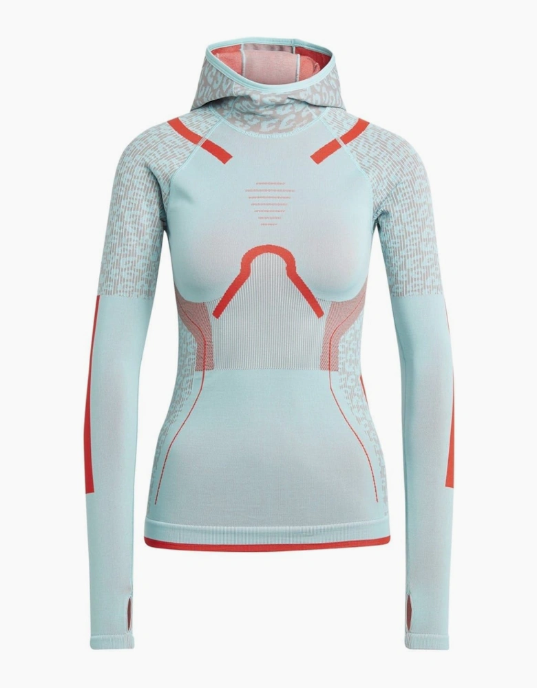 Funnel Neck Raglan Sleeve Tech Sweatshirt