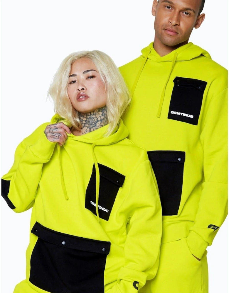 Hooded Cargo Pocket Sweatshirt