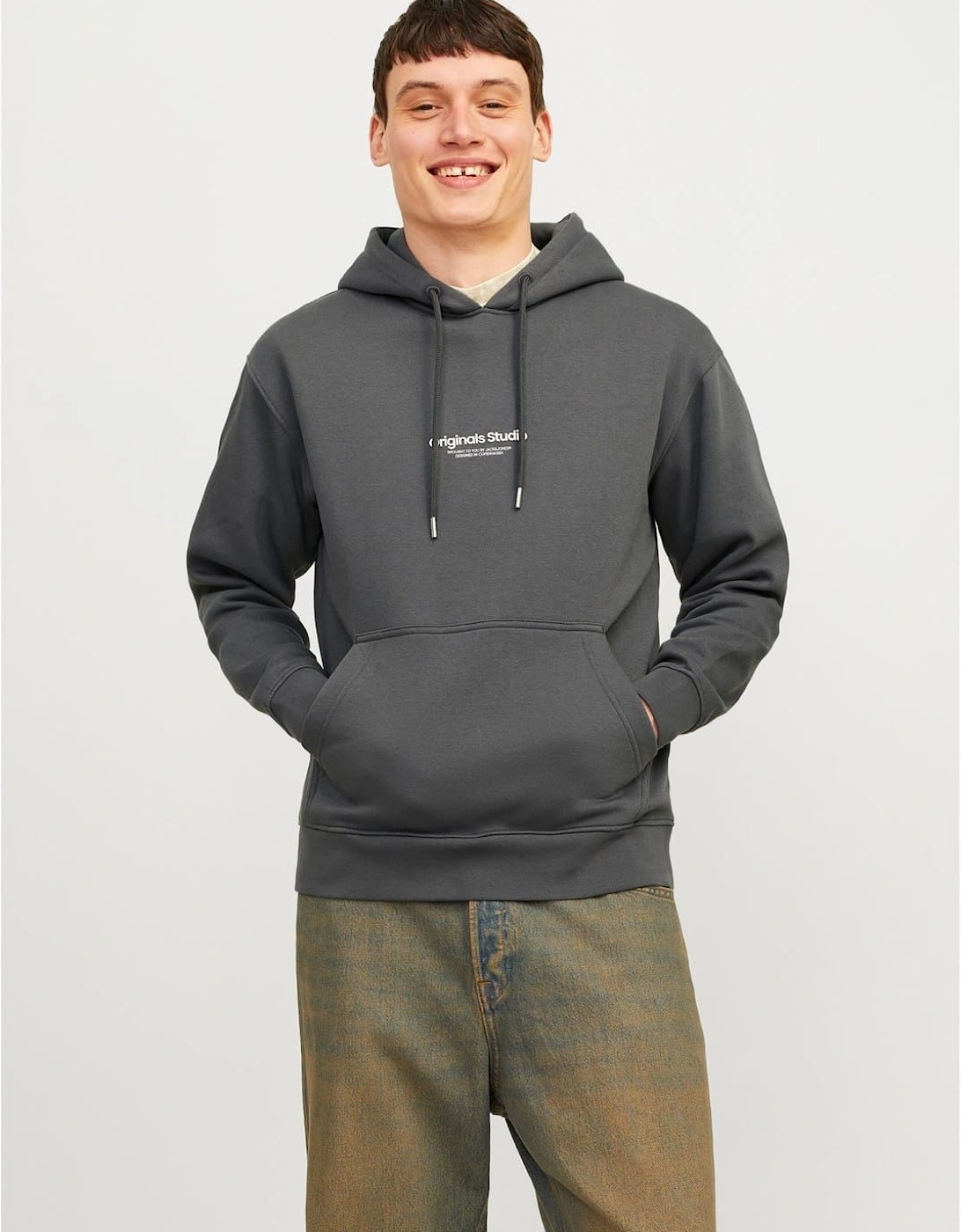 Vester Lettering Hooded Neck Sweatshirt, 7 of 6